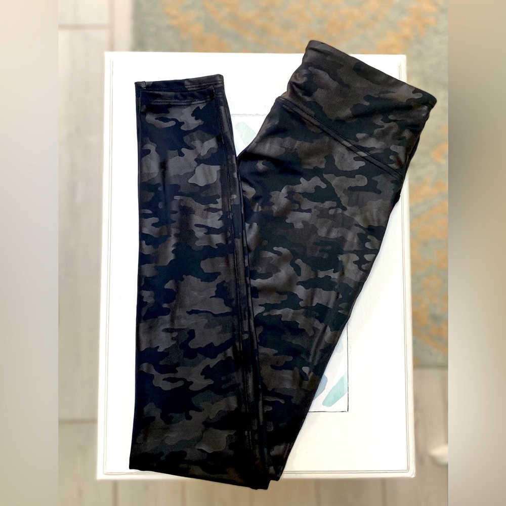 SPANX Faux Leather Camo